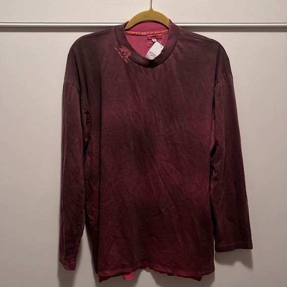 Free People x Dr Collector Basic T Double Face Dye Desert Road Small NWT - Picture 5 of 14